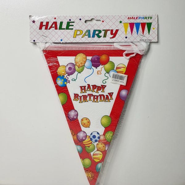 Party Flag Bunting - Happy Birthday