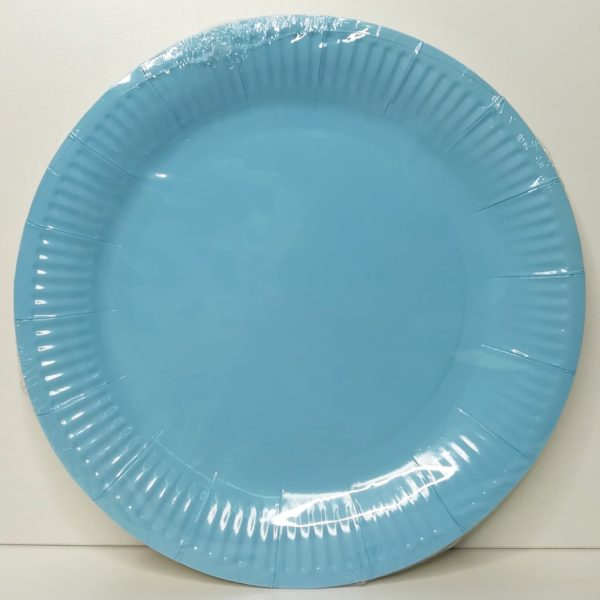 10 Pack Party Plates - Light Blue
