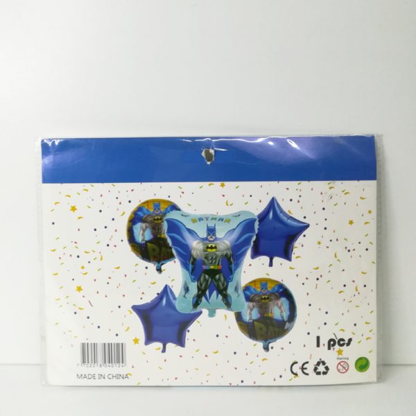 5 Piece Balloon Set - Batman