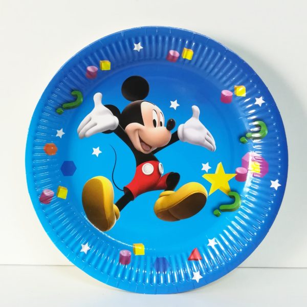Mickey Mouse Party Plates - Pack of 10