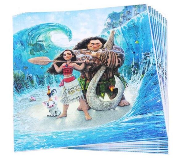 Moana party serviettes