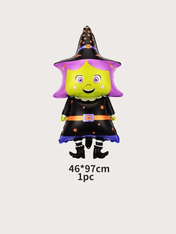 1pc Halloween Witch Shaped Balloon