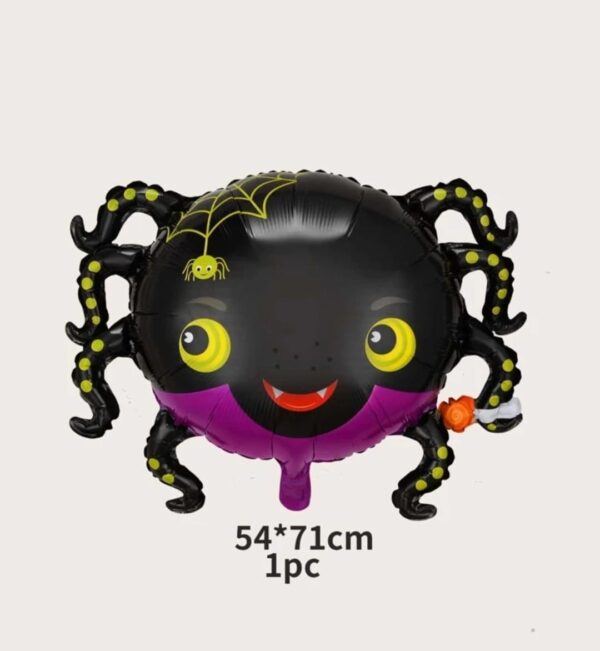 1pc Halloween Spider Shaped Balloon