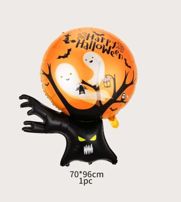 2pcs Halloween Ghost Print Balloon