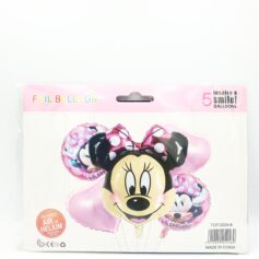 5 Piece Foil Balloon - Minnie Mouse