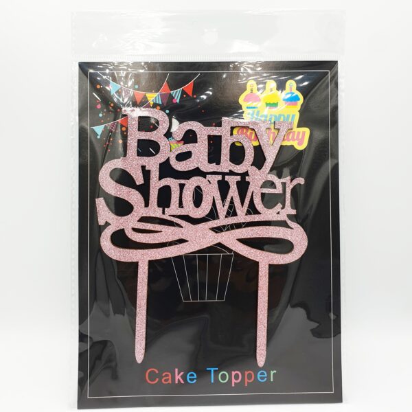 Baby Shower Cake Topper - Pink