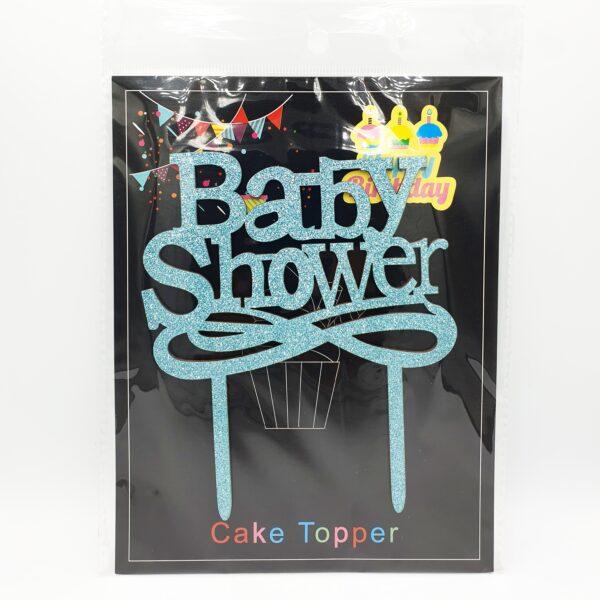 Baby Shower Cake Topper - Blue