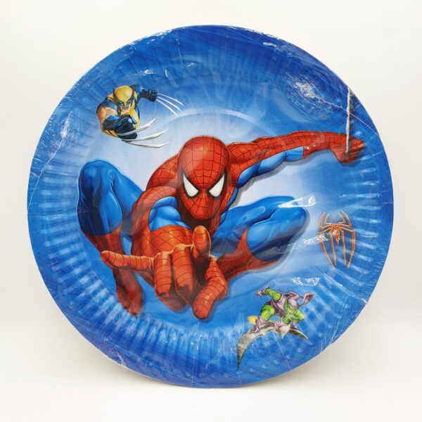 Spiderman party plates - Pack of 10