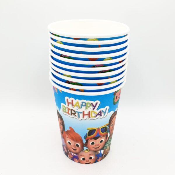Cocomelon paper cups - pack of 10