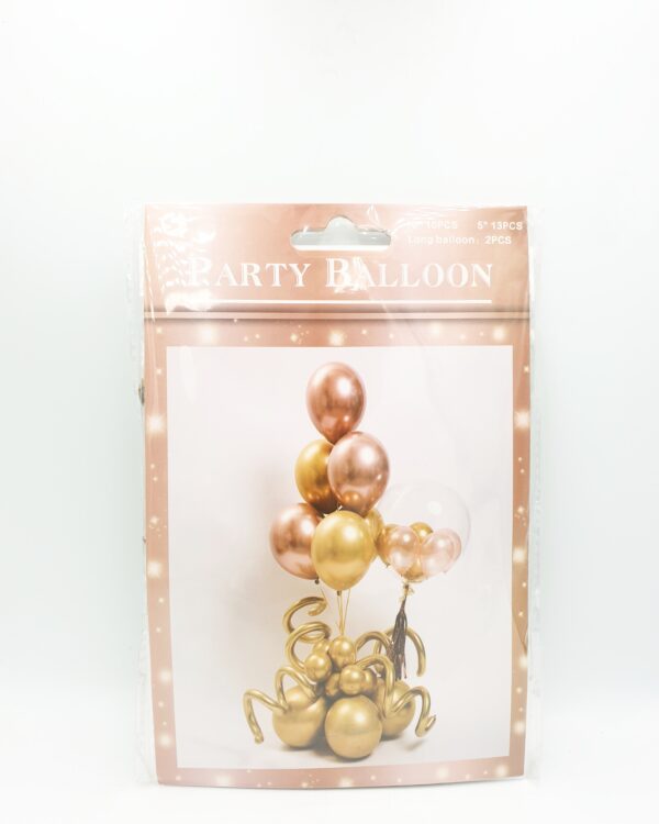 25 Piece Balloon Set - Gold