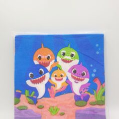 Baby shark party serviettes - Pack of 10