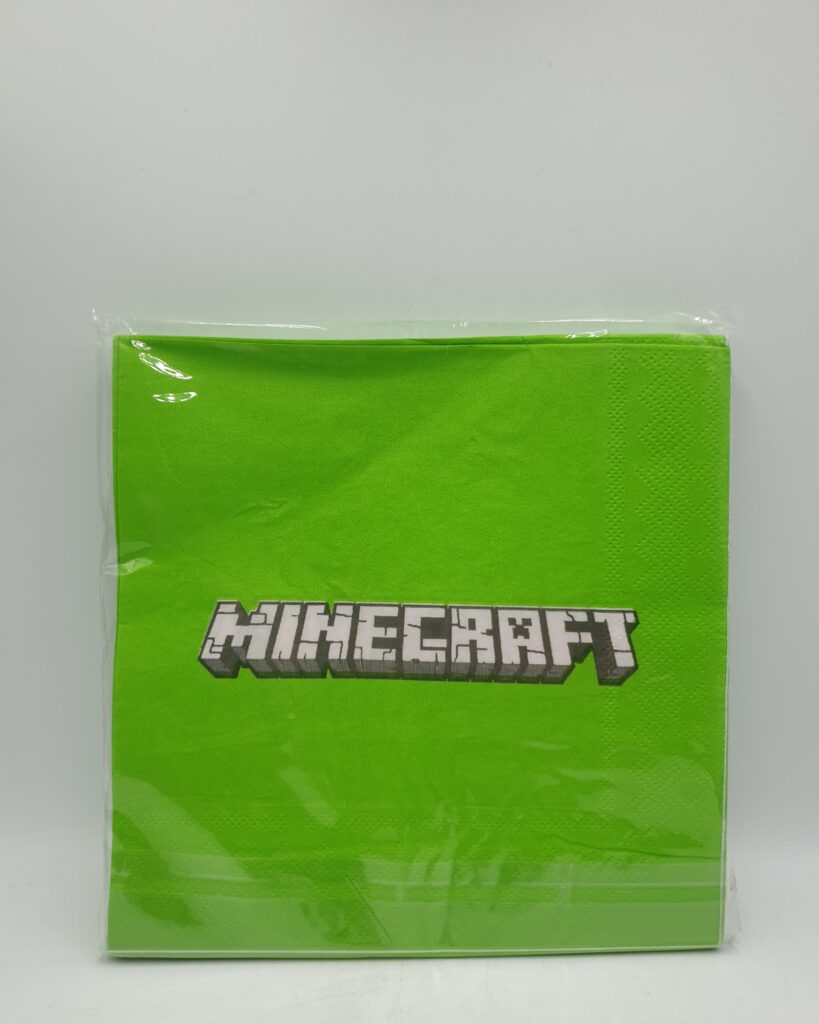 Minecraft Servetter 33x33cm, 20-pack main image 1